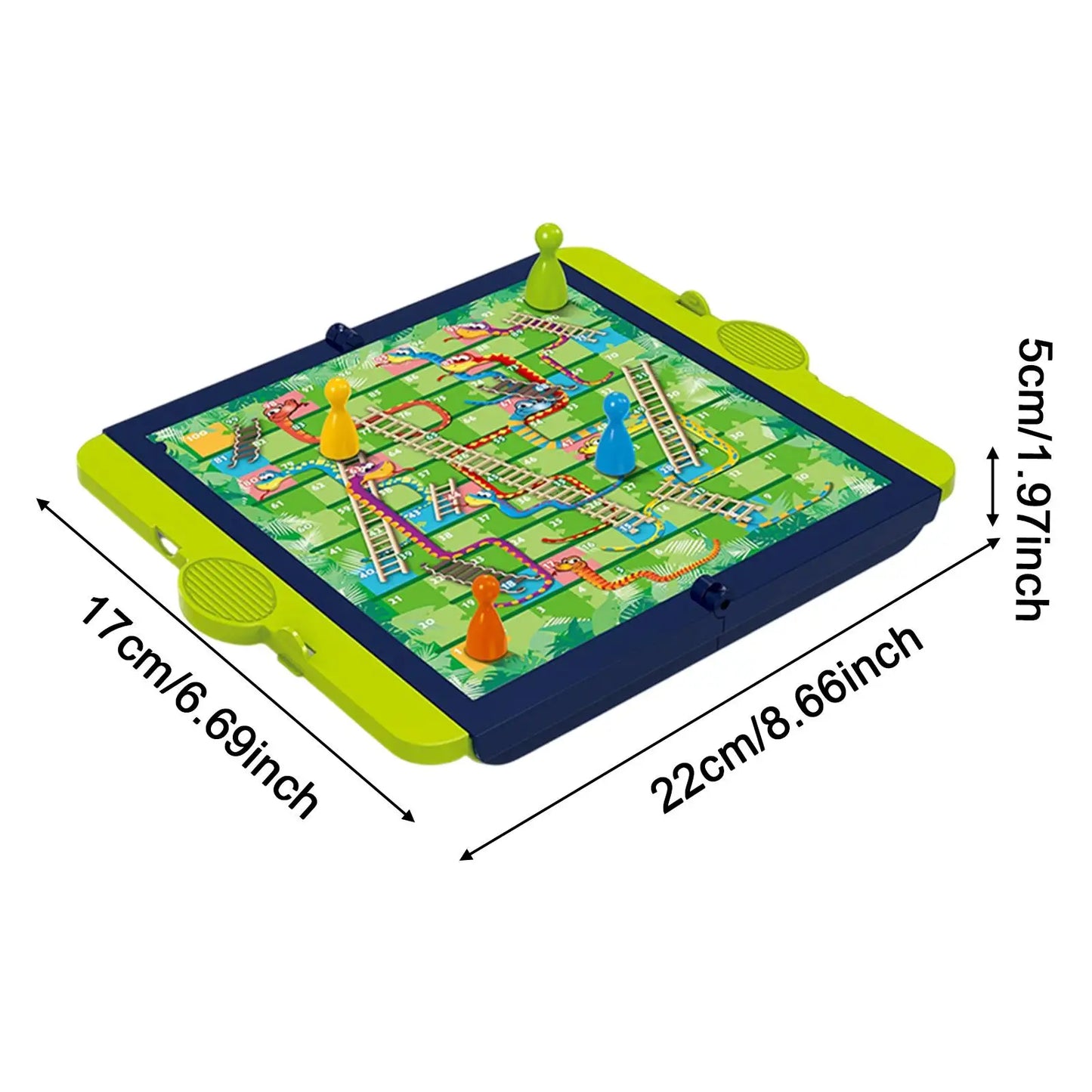 Ludo Game Set Strategy Game Parent Child Interaction with Foldable Board Travel Family Game for Teens Kids Children Party Toy