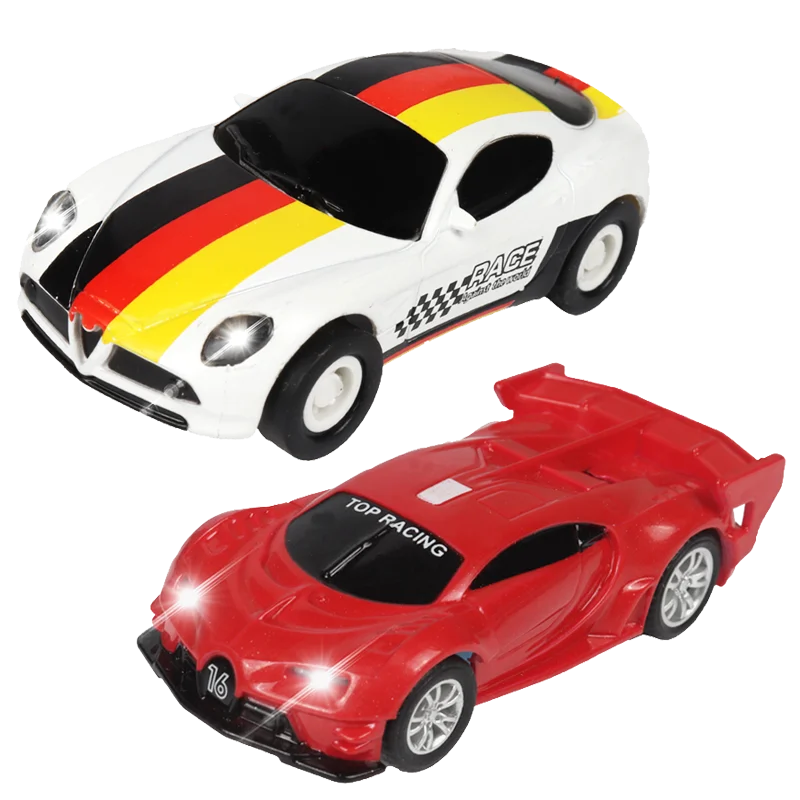 Slot Car 1/64 1:64 1 64 Electric Race Track Car Accessories Toy Double Remote Control Car Autorama Circuit Railway Slot Vehicle