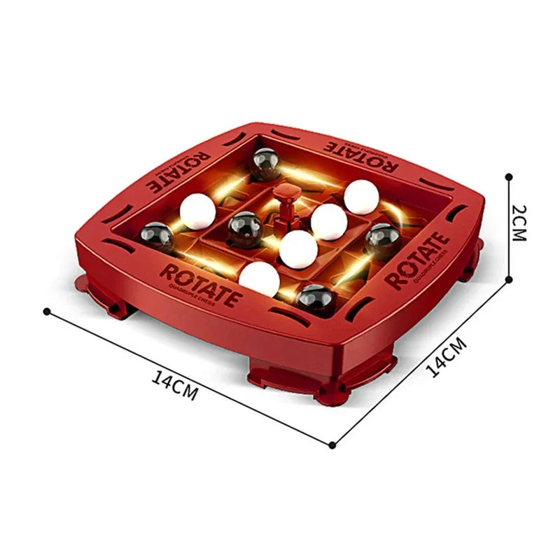 4 In A Row Game Educational Orbit Logic Board Game 2 Player Fast Strategy Game Track Logic Board For Fun Family Game Party Toys