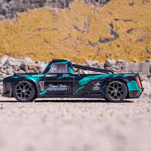 RC Truck 1/8 Infraction 4X4 3S BLX 4WD All-Road Street Bash Resto-Mod Truck RTR (Batteries and Charger Not Included), Teal