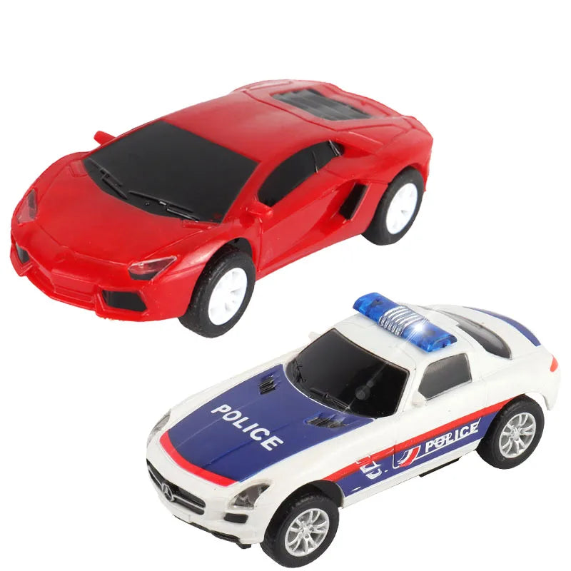 Slot Car 1/64 1:64 1 64 Electric Race Track Car Accessories Toy Double Remote Control Car Autorama Circuit Railway Slot Vehicle