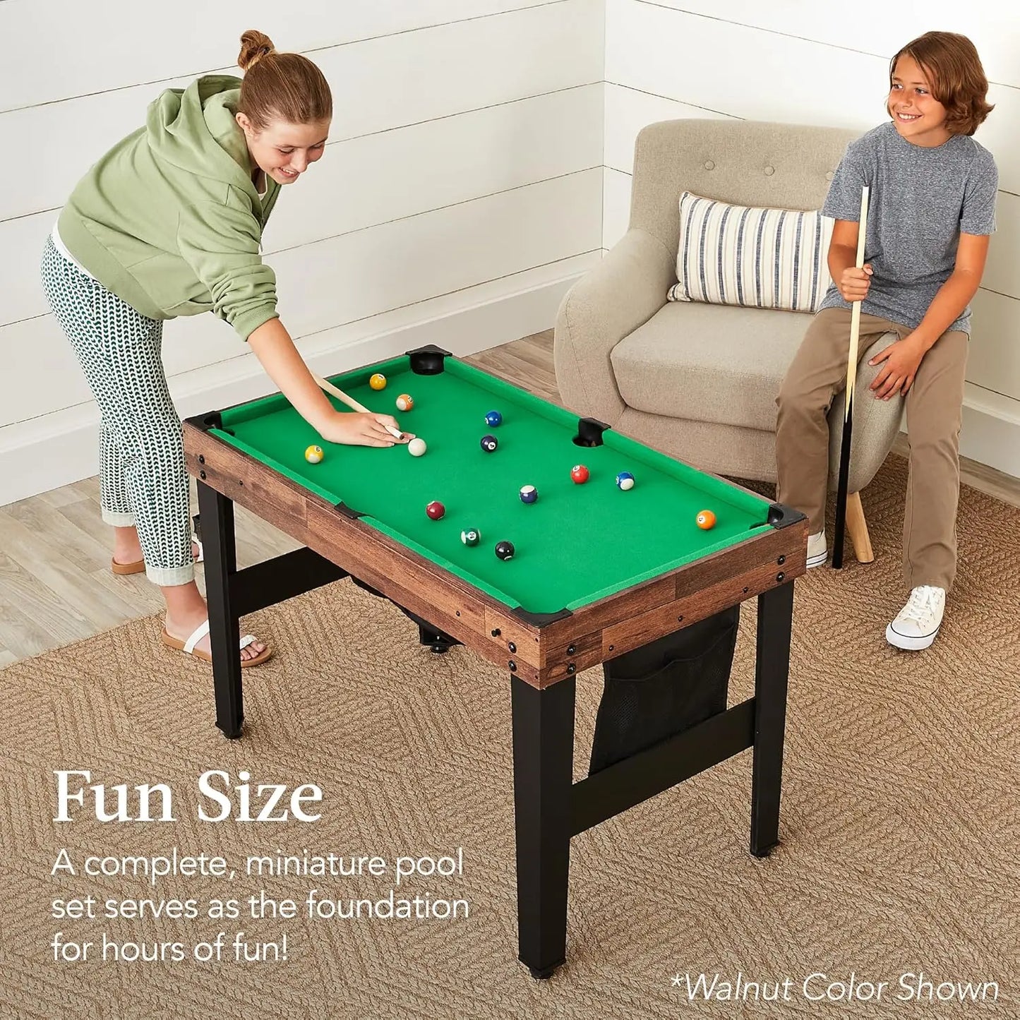 13-in-1 Combo Game Table Set for Home, Game Room, Friends & Family w/Ping Pong, Foosball, Basketball, Air Hockey, Archery
