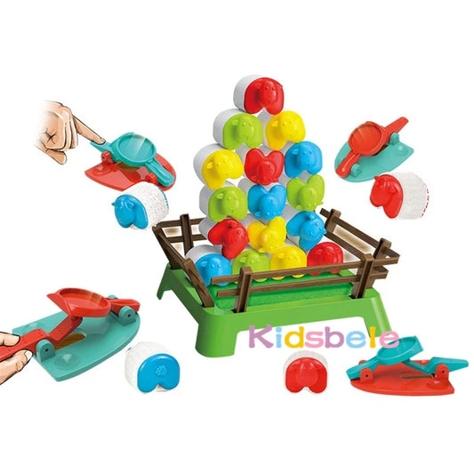 Jumping Sheep Game Catapulting Sheep Board Game For 4-12 kids Sheep Shoot Tabletop Family Game Xmas Gifts For Children