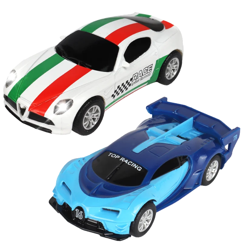 Slot Car 1/64 1:64 1 64 Electric Race Track Car Accessories Toy Double Remote Control Car Autorama Circuit Railway Slot Vehicle