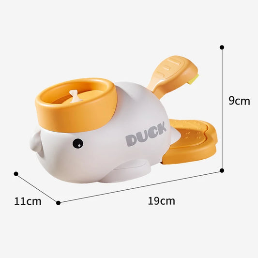 Funny Kids Flying Disc Air Rocket Launcher Duck Elephant Outdoor Fun Game Soaring with Flying Saucer Foot Jump Games Toys Gift