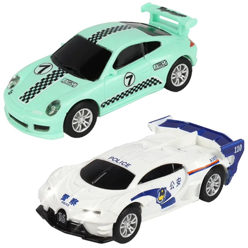 Slot Car 1/64 1:64 1 64 Electric Race Track Car Accessories Toy Double Remote Control Car Autorama Circuit Railway Slot Vehicle