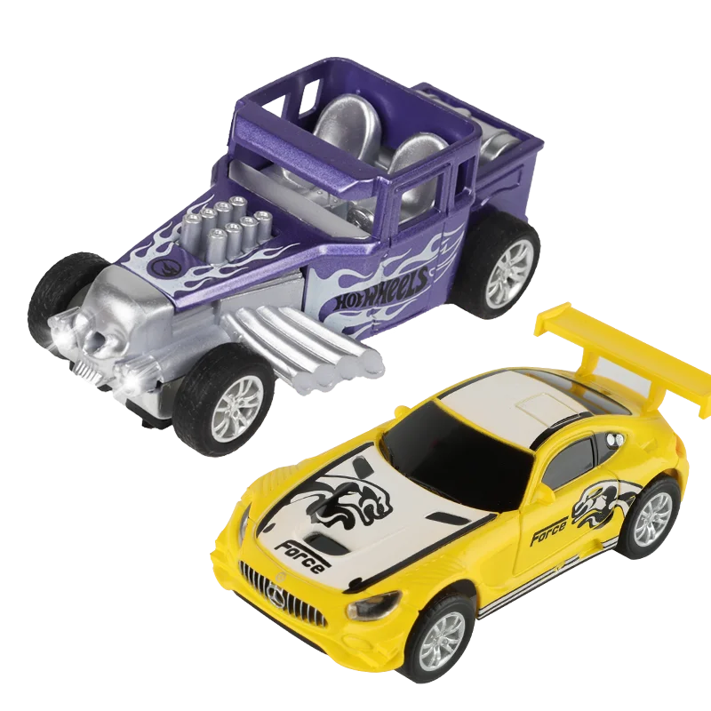Slot Car 1/64 1:64 1 64 Electric Race Track Car Accessories Toy Double Remote Control Car Autorama Circuit Railway Slot Vehicle