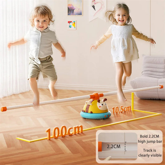 2 in 1 Bee Activity Toy Sport Game Skipping Machine Ferrule Jump Remote Control Multifunction Outdoor Educational Entertainment