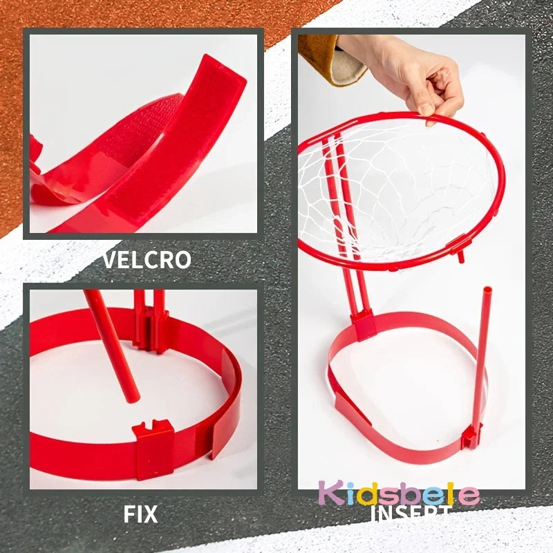 1 Set Head Hoop Basketball For Kid Adult Carnival Game Adjustable Basket Net Headband Party Birthday Family Indoor Outdoor Game