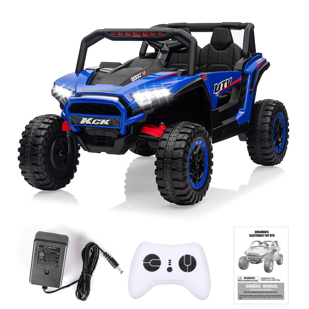 12V Kids Ride On UTV Car for Kids Electric Car Toys 4 Wheeler Off-Road W/Remote  Battery Powered Equipped with Music