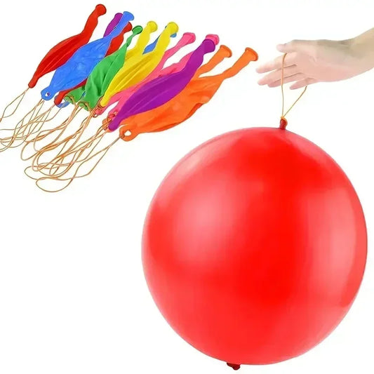 20pcs 18" High Quality Multi-Color Punch Balloons - Perfect for Scene Decor, Room Decor, Birthday & Theme Parties!
