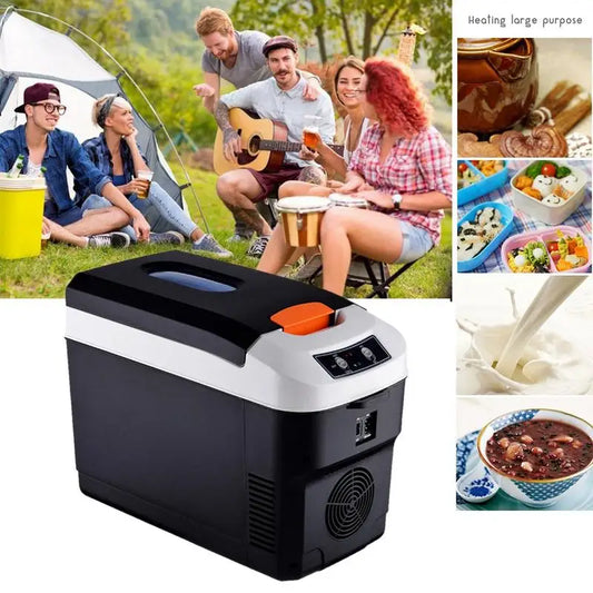 10L Car Home Refrigerator Fridges 12/24V Freezer Cooler Heater Keep Warm Fresh For Car Home Picnic Camping US/EU 220-240V
