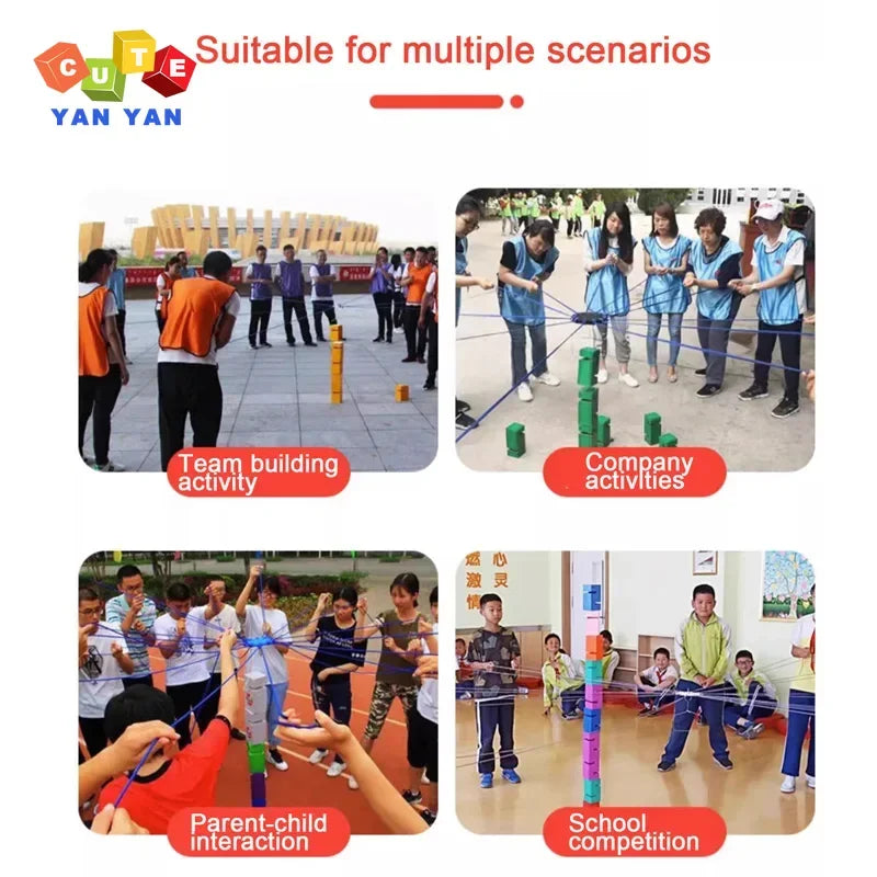 Team Building Travel Outdoor Games Sports Toys Kids Adult Parent-child Interaction Company Activity Sensory Equipment Party Play