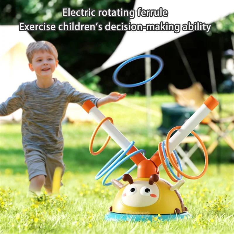 2 in 1 Bee Activity Toy Sport Game Skipping Machine Ferrule Jump Remote Control Multifunction Outdoor Educational Entertainment