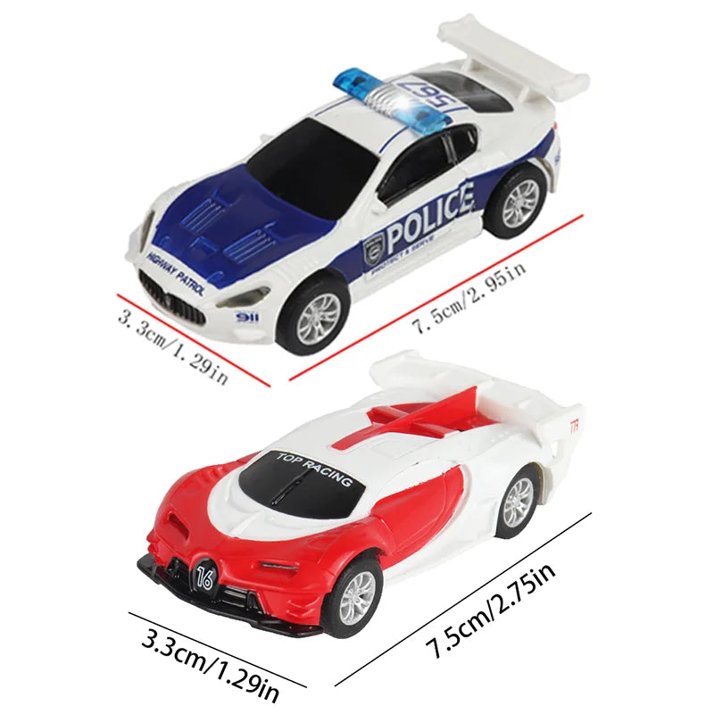 Slot Car 1/64 1:64 1 64 Electric Race Track Car Accessories Toy Double Remote Control Car Autorama Circuit Railway Slot Vehicle